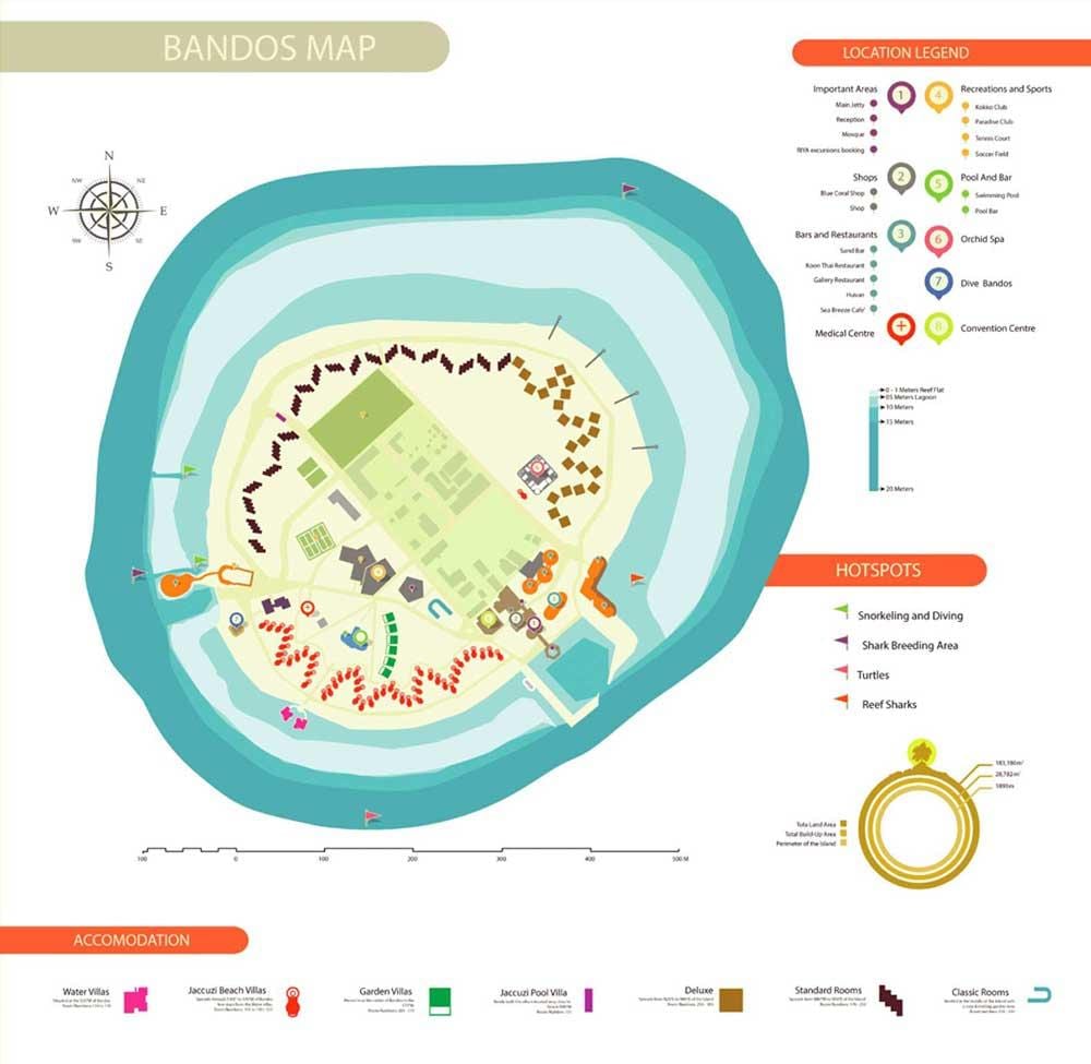 რუკა bandos მალდივის