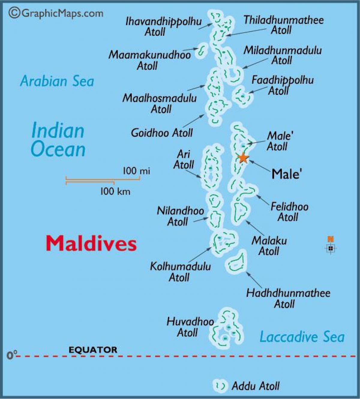 baa atoll მალდივის რუკა