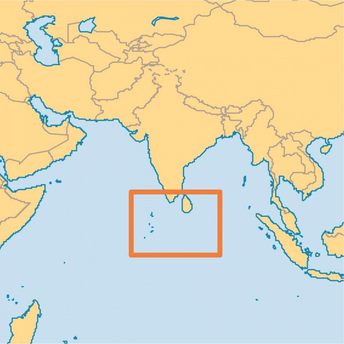 მალდივის კუნძული მდებარეობა მსოფლიო რუკა